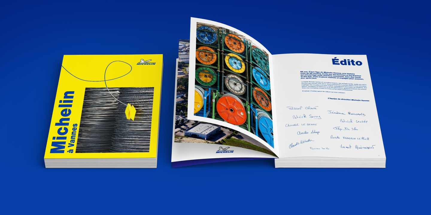 Michelin - couverture et premières pages du livre